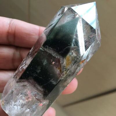 118g  Natural beautiful green ghost quartz crystal healing
