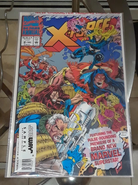 X-Force Annual #2 Subway Variant Sealed (1993 Marvel) 1st Adam X / X-Treme
