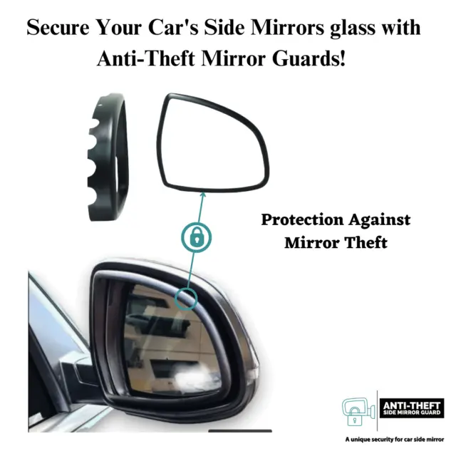 Protectores de espejos laterales antirrobo para BMW X4 2015-2019 Protección...