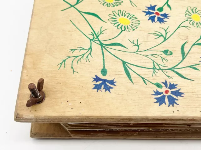 Vintage Holz Blumenpresse Handwerk Kunst Künstler Ausrüstung