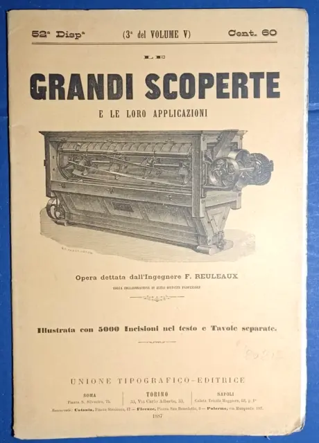 FORNO,ANELLI BISCOTTI da LE GRANDI SCOPERTE-RIVISTA N.52 DEL 1887-12021