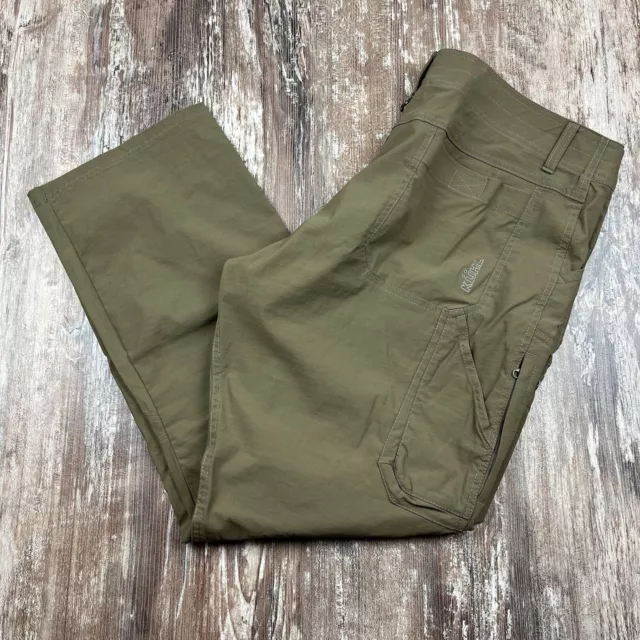 KUHL RENEGADE CLIMBING Pants Mens 36x30 Olive Army Green Stretch Hiking ...