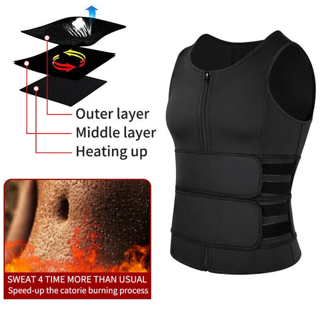 MISS MOLLY Waist Trainer Belt For Men - Sauna Sweat Slimming Corset, Weight Loss & Body Shaping