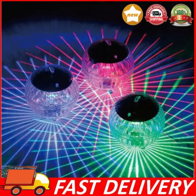 Colorful Light Water Floating Lamp for Outdoor Swimming Pool Yard Garden Decor