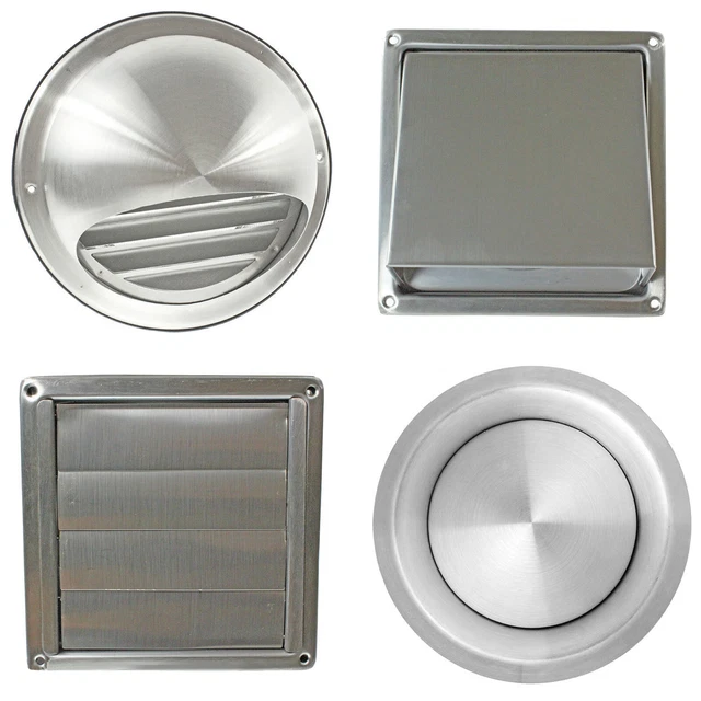 KOTARBAU® Lüftungsgitter 165x100 Mm Edelstahl Abluftgitter Für Kamin