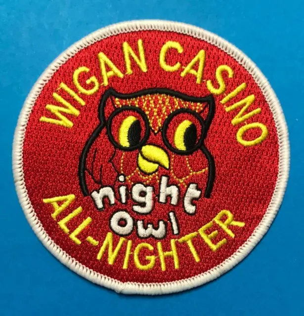 Northern Soul Patch - Wigan Casino - Night Owl Allnighter - Red