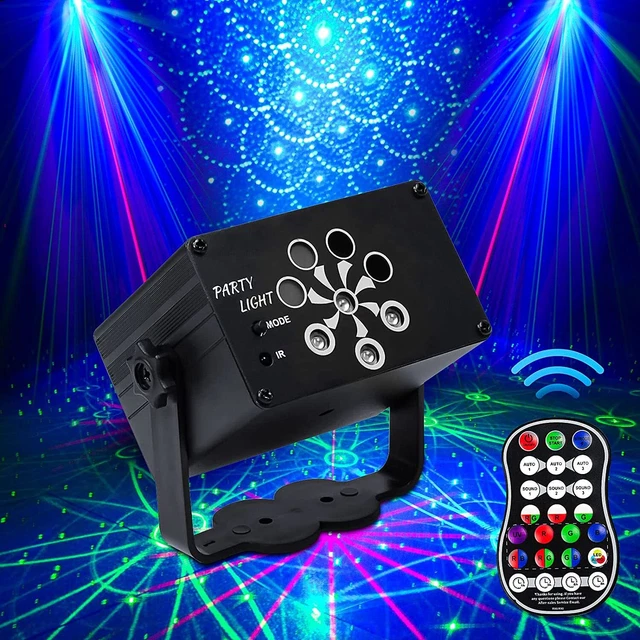 LED LIGHT EFFECT RGB Laser Projector Stage Lighting DJ Disco Party Bar ...