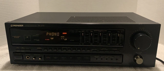 Ampli Vintage Pioneer SX-2300 – 60WPC Avec égaliseur Graphique – Testé Et Fonctionne