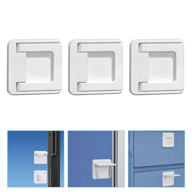 3 piezas Cerradura de puerta corredera Ventana deslizante Cerradura de seguridad Cerradura de seguridad Cerradura de seguridad