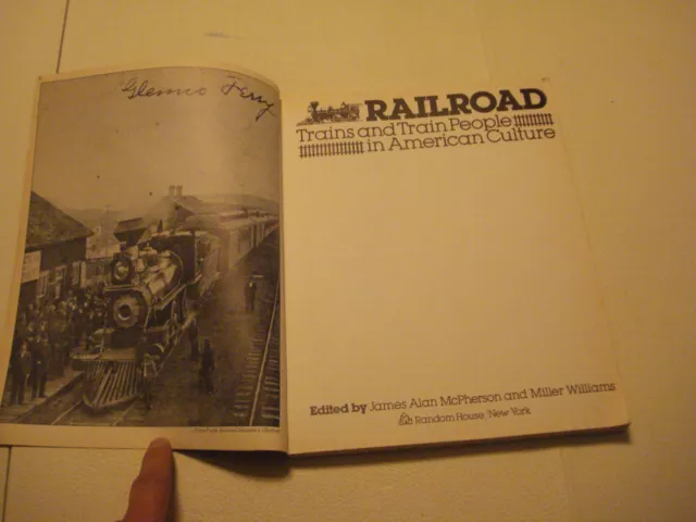 1976 TRAINS ET TRAINS DE CHEMIN DE FER PERSONNES DANS LA CULTURE AMÉRICAINE McPherson Williams 1er 2