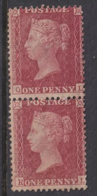 SG40 1d Rose Red Pair UNMOUNTED MINT(1)