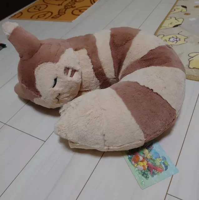 POKEMON FURRET LARGE Plush Fluffy Stuffed Toy Pokemon Center Original 180.87 PicClick UK
