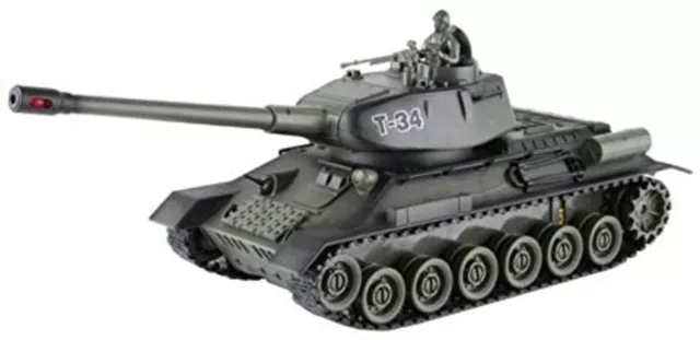 DOYUSHA RC WORLD BATTLE TANK T-34 Type 27MHz Infrared Battle System 14463 F/S