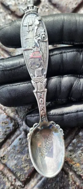 Vintage Bergen Norway Silver Plate 4 1/2" Spoon