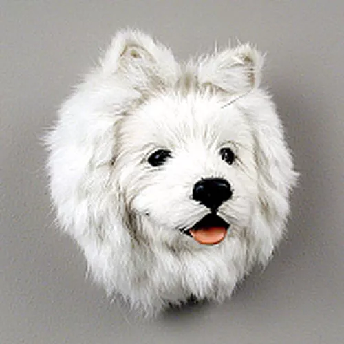 (1) American Eskimo Dog Magnet! Perfect Gifts! Need Funds For Our Animal Rescue.