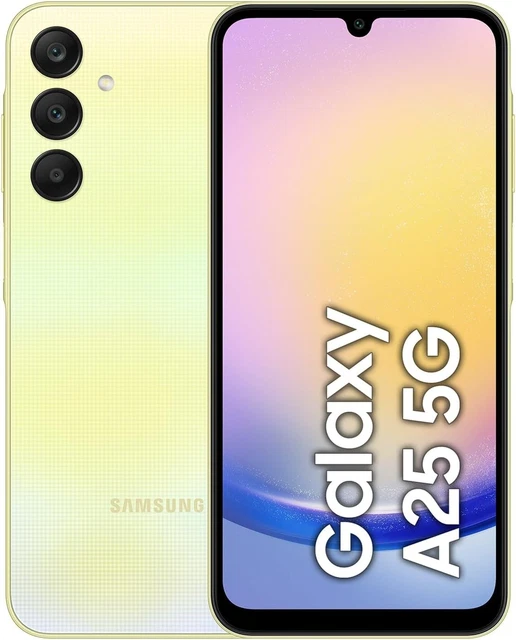 SAMSUNG GALAXY A25 5G Dual Sim Sm- A256B 8Gb/256Gb Yellow Grado A EUR ...