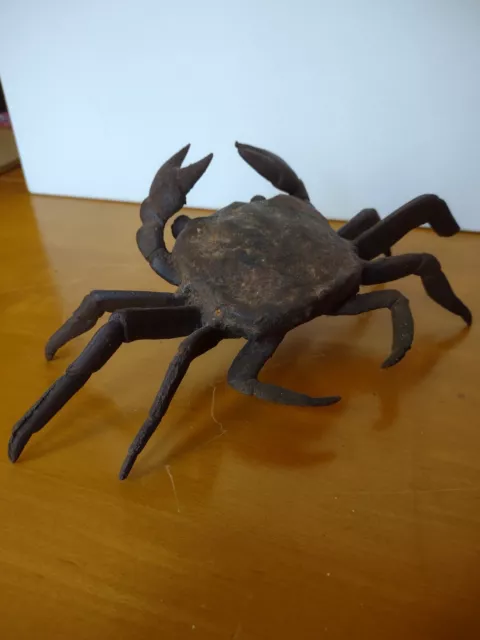 Cast Iron Crab 8.75" x 5" x 3"  Beach House Decor Doorstop