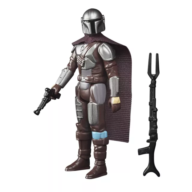 Hasbro Star Wars Retro Collection The Mandalorian (Beskar) Toy 9.5-cm-Scale Star