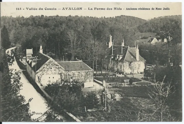 CPA 89 - Valley of / The Cousin - Avallon - La Farm Of Nids