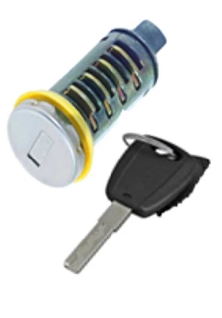 Cilindro Di Serratura Con 2 Chiavi Per Fiat Panda, Punto E Doblo' - Ricambio Per Porte Esterne