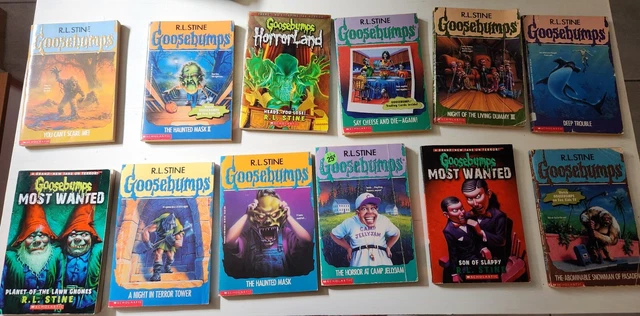 LOT FIRST PRINTING GOOSEBUMPS by R. L. Stine Mostly 1990s Paperback ...