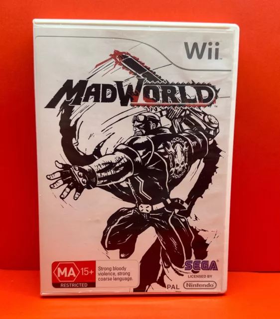 MADWORLD WII GAME Hack and Slash Game SEGA Game Shigenori Nishikawa R Rated  Game $22.22 - PicClick AU