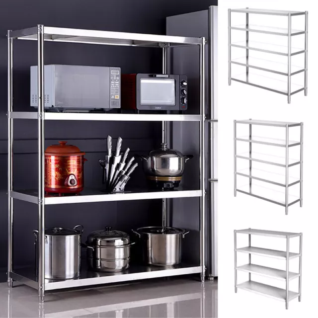 Stainless Steel Kitchen Unit Racks Heavy Duty Storage Commercial Shelf Catering