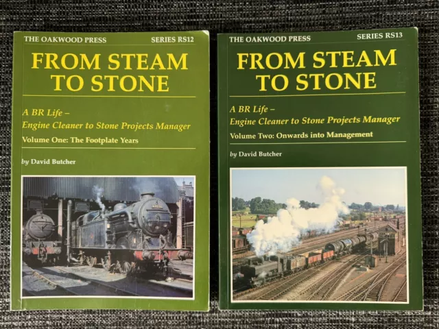 From Steam to Stone - 2 Vols - Butcher - Oakwood Press RS12/13 2004