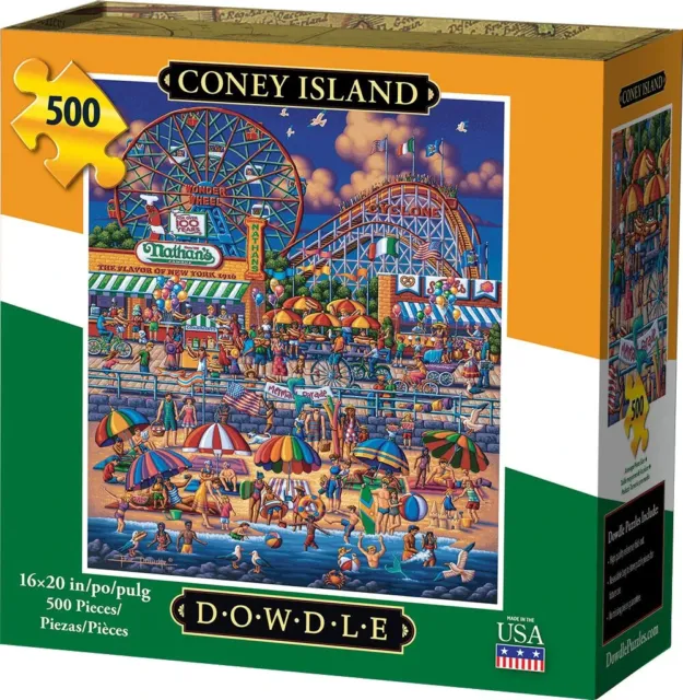 Coney Island 500 Piece Jigsaw Puzzle Dowdle New