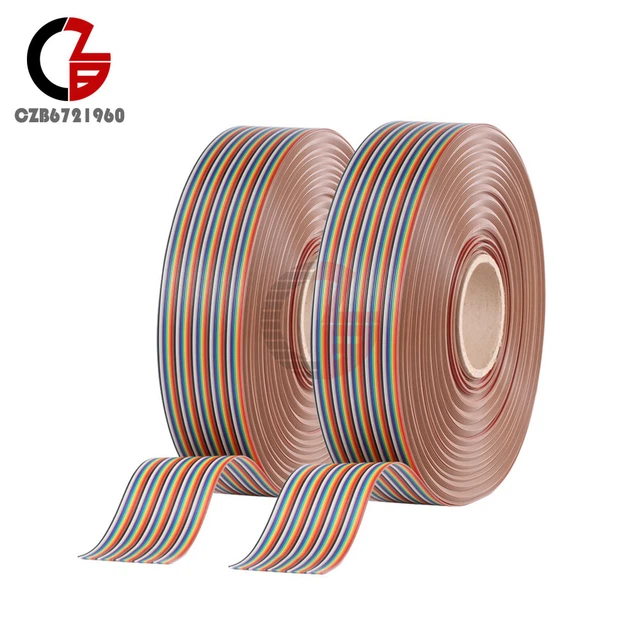 1 Metre Dupont Cable Jumper Wire Lead Breadboard Cable 10-64 Pin 28Awg 1.27Mm