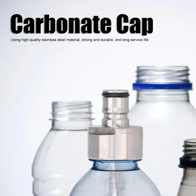 (2 Sold)Brewing Carbonation Cap Durable Stainless Steel Carbonate Cap For Home