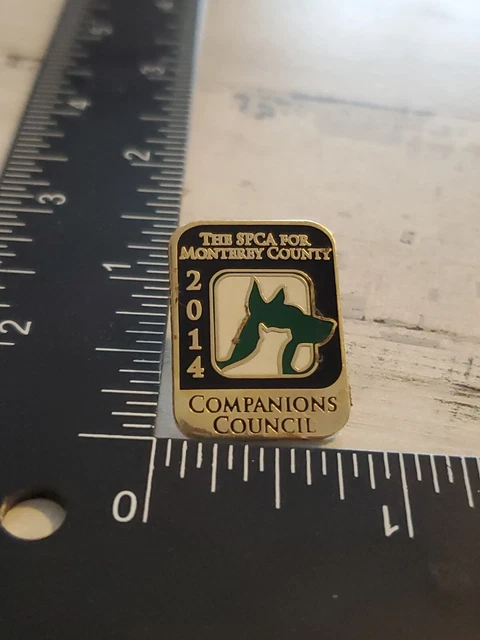 Monterey County SPCA Companion Council 2014 Collectible Lapel Pin ML