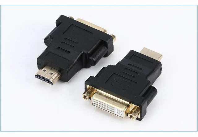 Adattatore Da DVI-D Dual Link 24 1 Pin Femmina A HDMI Maschio Convertitore Cavo - Foto 7