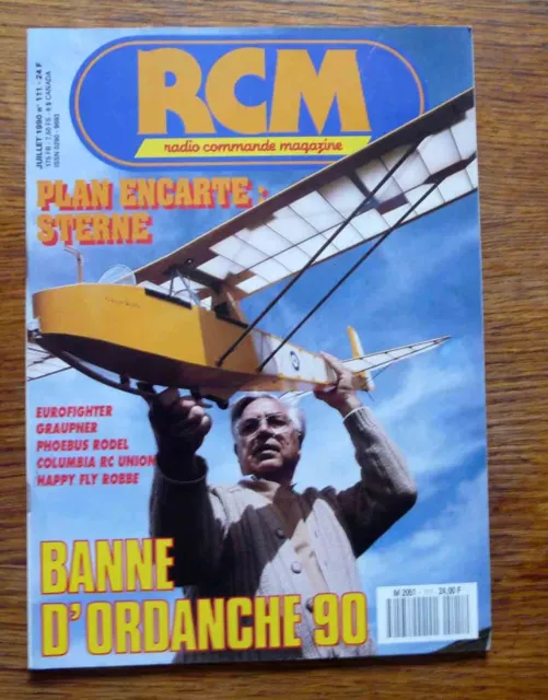 Aéromodelisme R C M RADIO COMMANDE MAGAZINE n°111 Plan encarté STERNE