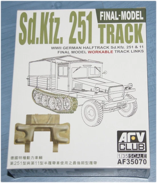 AFV CLUB 35070 - Sd.Kfz. 251 Workable Track links, 1:35 EUR 12,95 ...
