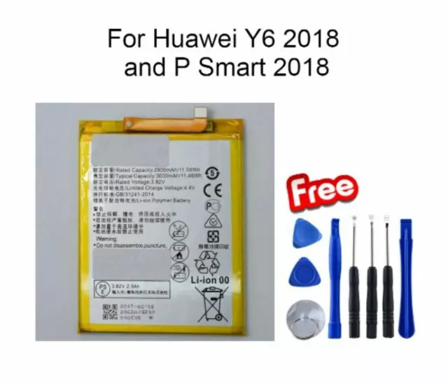 Genuine HB366481CEW 2000mAh Battery Replacement For Huawei Y6 2018/ P Smart 2018