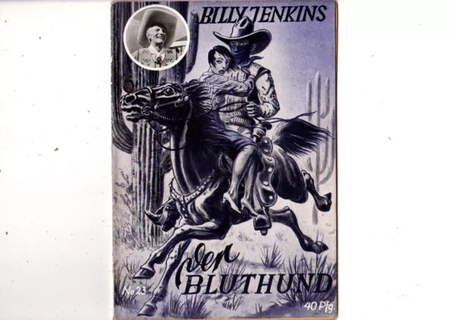 Billy Jenkins 1 Heft Nr. 23 Uta Verlag 1639-1963 ohne Beilage