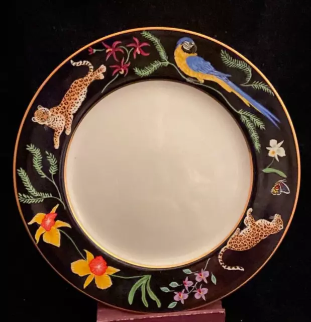 Lynn Chase Jaguar Jungle Salad Plate