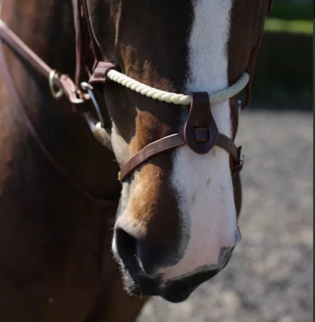 John Whitaker Rope Flash Noseband with flash