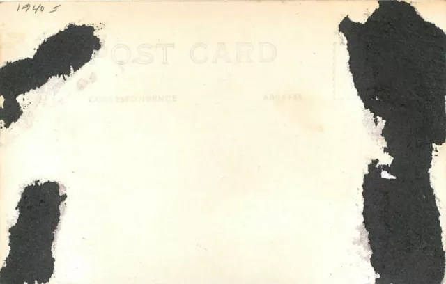 Michigan Port Austin Good Fishing Broken Rocks 1940s RPPC Photo Postcard 22-3484 2