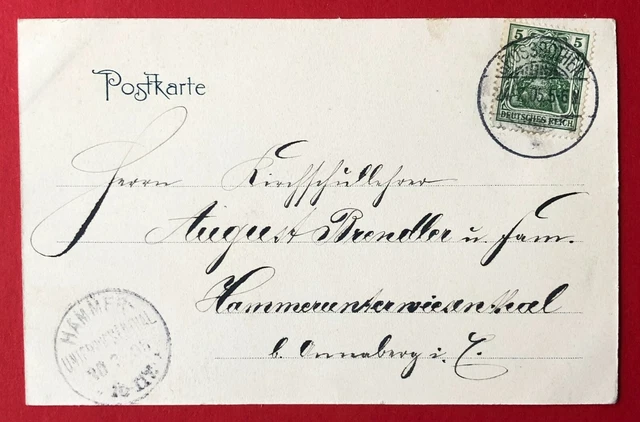 Jugendstil AK GROSSBOTHEN bei Grimma 1905 Bahnhof und Strassenpartie   ( 103824 2