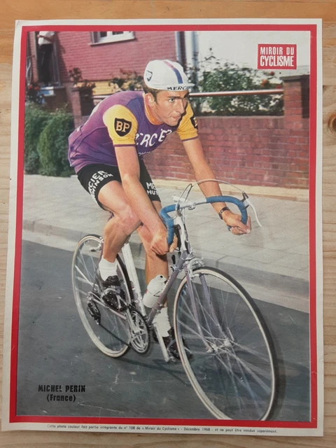 LOT 5 REVUES MIROIR DU CYCLISME MENSUEL 1968 avec la photo couleur 3