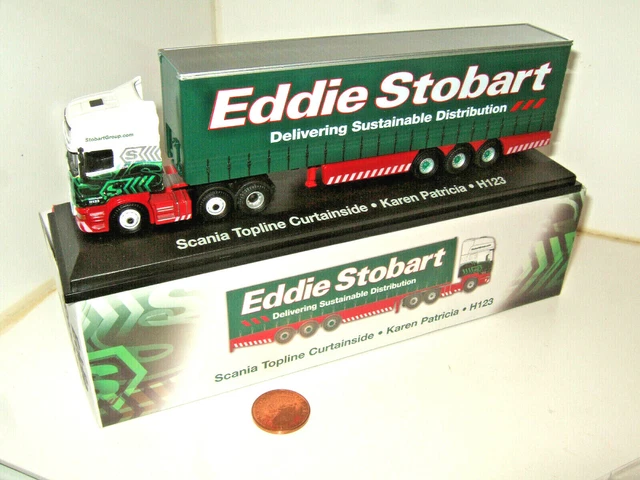 EDDIE STOBART VOLVO FH12 Curtainside Phoebe Grace Camion 1/76 Oxford EDDIE STOBART VOLVO FH12 Curtainside Phoebe Grace Camion 1/76 Oxford