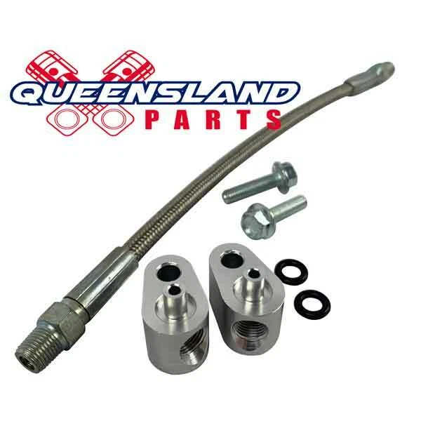 HOLDEN LS1 HSV Throttle Body Bypass Coolant Crossover Kit Stainless