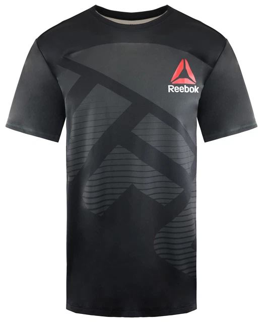 Maglietta Reebok da uomo UFC FK bianca palestra allenamento nera AZ9022 A16E