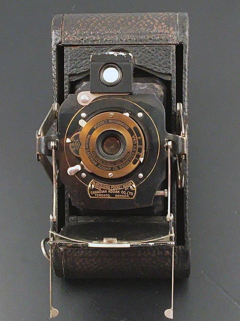 APPAREIL PHOTO ANCIEN FOLDING POCKET KODAK 1 A  c 1910 USA