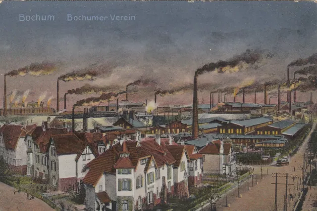 Bochum Stahlwerk Bochumer Verein AK 1923 Ruhrgebiet Nordrhein-Westfalen 2103426