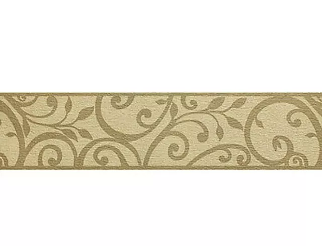 Swirl Wallpaper Border Holden Decor Mocha Beige Cream Textured 22230 (5 Meters)