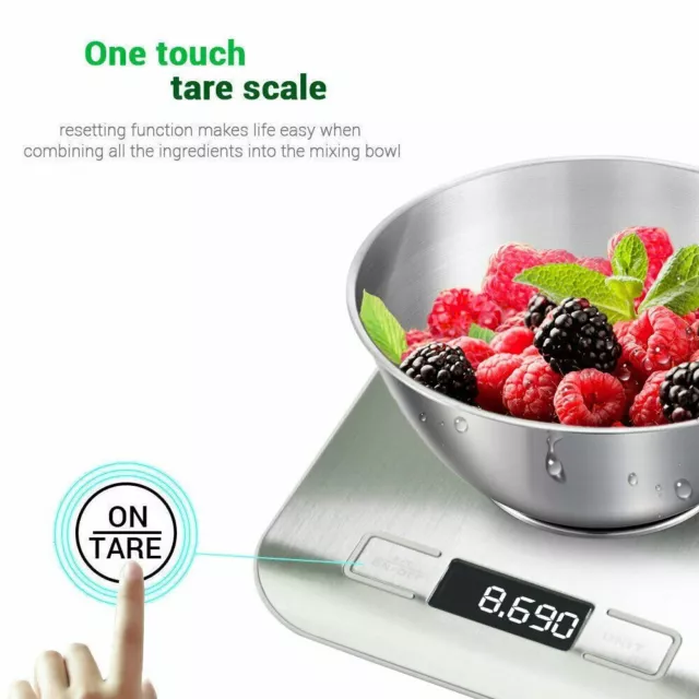 5kg Digital Kitchen Scales LCD Food Weight Postal Scale Electronic Balance