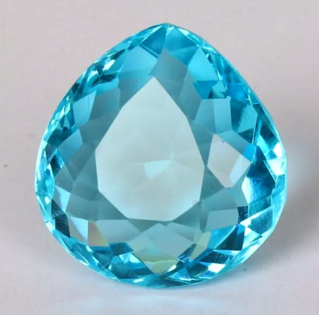 AAA+ Large Swiss Blue Topaz 82.65 CT Pear Cut Loose Gem for Women/Girl Jewelry